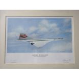 Concorde-Coming Home Limited (1204/3950) hand signed print from the original painting by Anthony