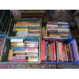 4 crates of mixed books