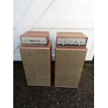 Vintage Leak speakers and FM tuner etc (no plugs)