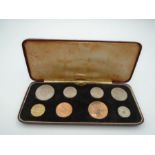 A boxed set of 8 - 1964 pre-decimal coins.