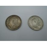 2 x Edward VII Florins 1909 and 190?