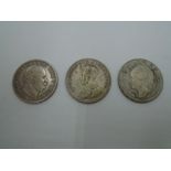 1 x Zwei mark 1877 (2 Shilling) 1 x Geo V 1936 South Africa and 1 x Dutch 1923 (1G)