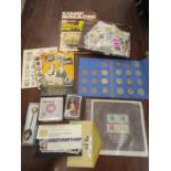 ERII- silver jubilee soap, playing cards, stamps, half crowns, commonwealth games stamps,