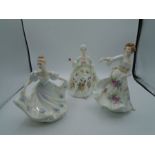 3 Royal Doulton figurines Diana HN 2468, Kathy HN 3305and Hazel HN 3167