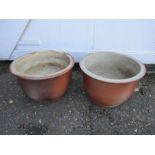 2 Ceramic garden pots H30cm approx