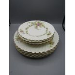 Minton 'Lorraine' plates 5 dinner plates and 6 side plates