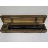 Ross variable powe '22' cased telescope No. 68668