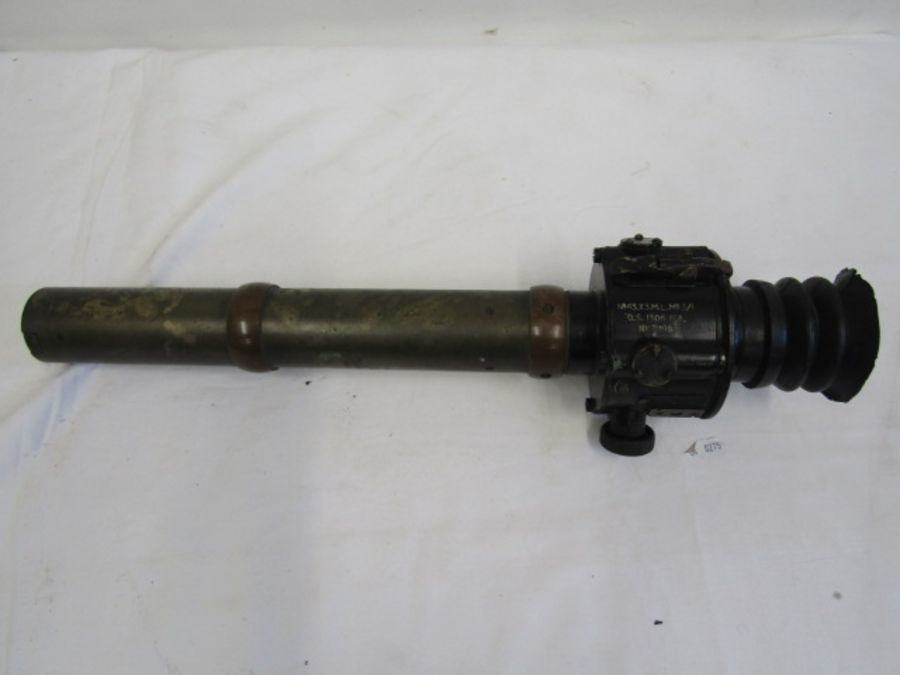 WW2 Cooke Troughton simms tank gun bearing scope no. 43 mk1 no. 7999 target graduated graticules