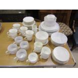 Mixed part dinner and tea sets including Aynsley