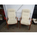 A pair of Parker Knoll upholstered chairs
