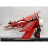 A large remote control Fokker tri plane