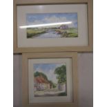 Brancaster and Thornham watercolours signed  Pearce