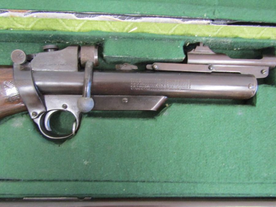 Service Webley .22 air rifle and air pistol in case - Image 2 of 3
