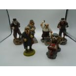 6 Robert Harrop figurines from the Doggie People Collection to incl Bulldog Blacksmith DP170,