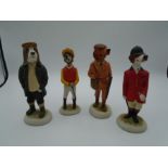 4 Robert Harrop figurines from the Country Companions Collection to incl Foxhound CC6, Irish