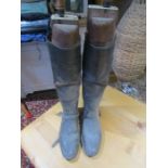 WW1 M.G Stocks esq. Grenadier guard Peal & co london military boots with trees
