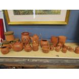 Terracotta kitchenware most by Henry Watson