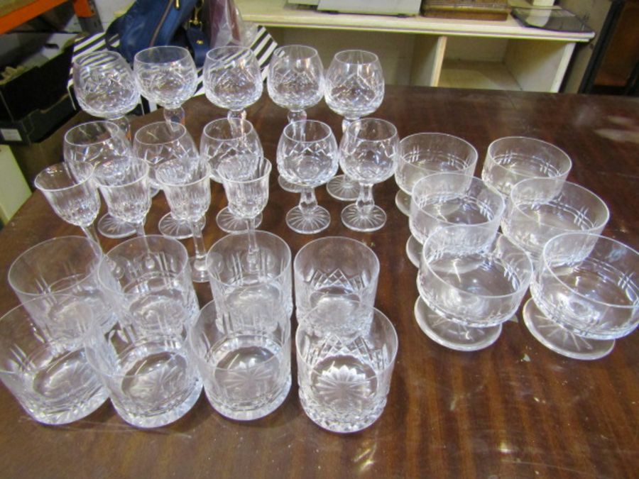 Collection of quality crystal glasses