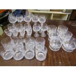 Collection of quality crystal glasses