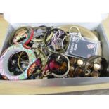 A box of costume jewellery