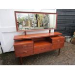 Min Century dressing table with mirror
