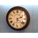 19c Fusee station wall clock