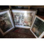 3 framed prints