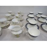 Royal Doulton and Collingwoods part tea sets