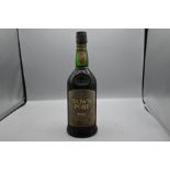 Dow's Port Late Bottled vintage 1982. Port in neck of bottle