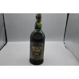 Dow's Port Late Bottled Vintage 1987. Port in neck of bottle