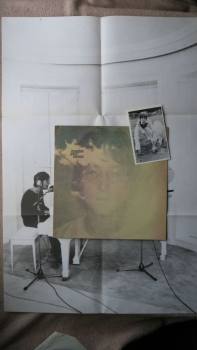 John Lennon And The Plastic Ono Band Imagine Poster Post card Beatles
