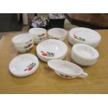 Opaline part dinner set