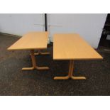 Pair of office desks (some missing screws)