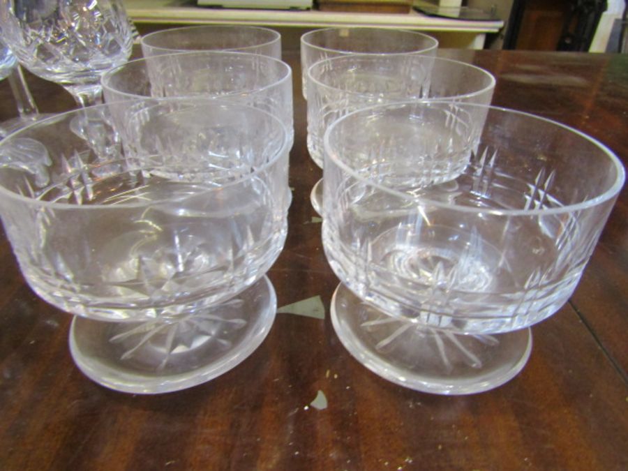 Collection of quality crystal glasses - Image 2 of 5