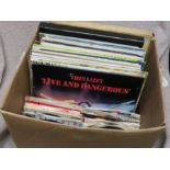 Job lot of 130 vinyl records