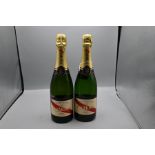 Two bottles of G.H. Mumm Brut champagne 750ml