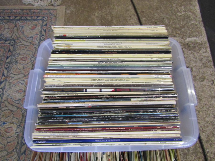 Box of LP's and a box of 45's - Image 3 of 7