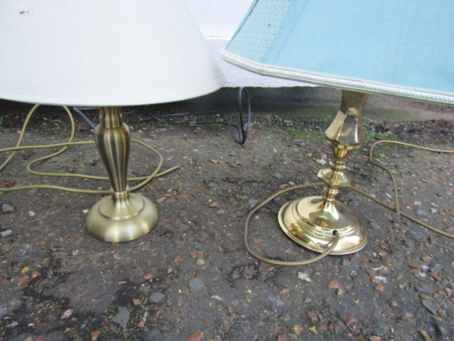 4 Table lamps (plugs removed for display purposes only) - Image 3 of 3