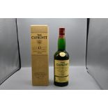Bottle of Glenlivet 12 year Single malt scotch whiskey (boxed)