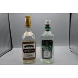 Two bottles of tequila to include Jose Cuervo and Olmeca