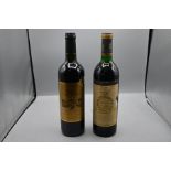 Two red wines to include 1985 Cordier Chateau Gruaud Larose Grand Cru Classe, 2010 Chateau CAP D'