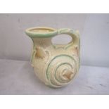 Burleighware jug in the form of a shell