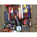job lot tool boxes, new items, car vac, light etc etc