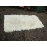 Cream rug 70cm x 150cm approx