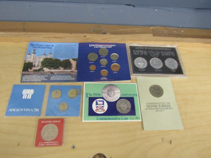 Collection of commemorative coins