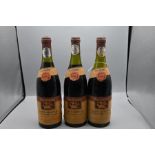 Three bottles of 1986 Pere Anselme Saint-Gervais Cotes Du Rhone Villages
