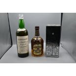 Two bottles of scotch whisky to include Laphroaig 10 year and Chivas Regal 12 year (boxed)