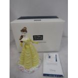 Royal Doulton Disney Belle figure with box and cert