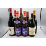 mixture of 8 bottle to include 2005 Cotes Du Rhone, 2005 Gallo, 2006 Graf Zoltan, 2004 Yallum Ridge,