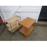 2 Retro drinks trolleys